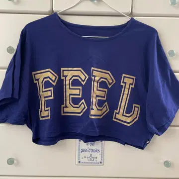 FEELCYCLE 여성용 숏 기장 티셔츠