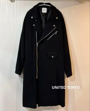 UNITED TOKYO 블랙 라이더 자켓 사이즈 2