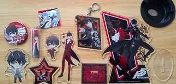 [ 이미지 2장 있음 ] 페르소나 5 주인공 굿즈 세트