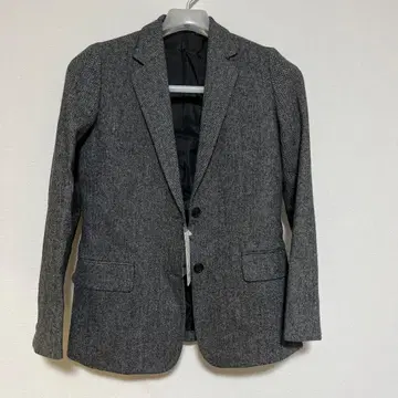 유니클로 트위드 자켓 S 사이즈 새상품 UNIQLO 다크 그레이