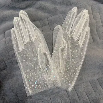웨딩 그로브 펄 스팽글 숏