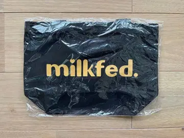 새상품 미개봉 milkfed. 로고 토트백 블랙