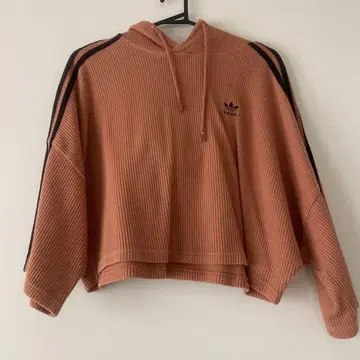 adidas 리브 후드 후드티 핑크