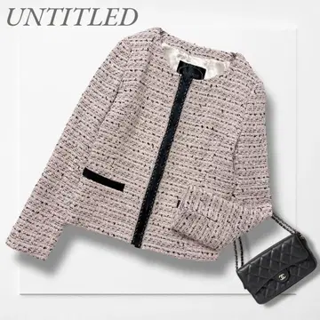 언타이틀 트위드 자켓 (M) 핑크 계열 성숙/러블리 화려한 세레모니