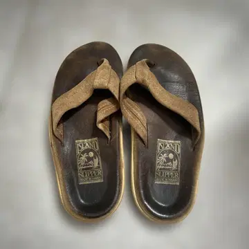 ISLAND SLIPPER 샌들 사이즈 8 브라운