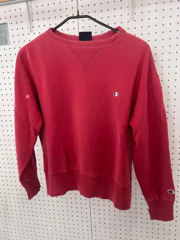 Champion 레드 크루넥 맨투맨
