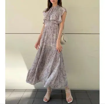 [ 새상품급/익명 배송 ] Snidel 스나이델 라벤더 플리츠 원피스 0