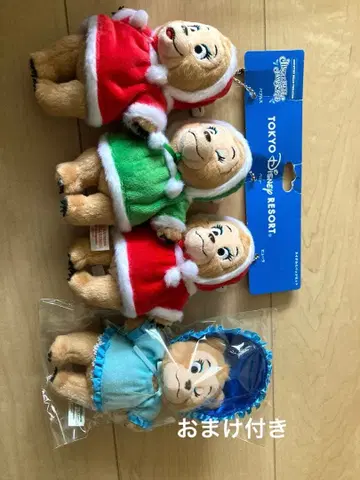 디즈니 컨트리 베어 시어터 인형 배지 크리스마스 산본네츠