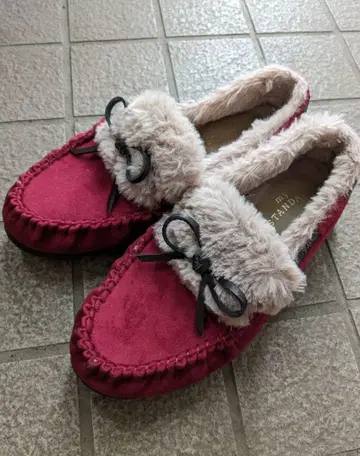 스튜디오 클립 모카신 보아 레드 fairygrunge