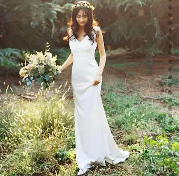 웨딩 드레스 머메이드 M 사이즈