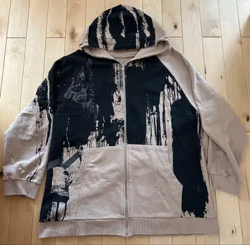 SUNDAYOFFCLUB 프린트 후디드 스웨트 셔츠