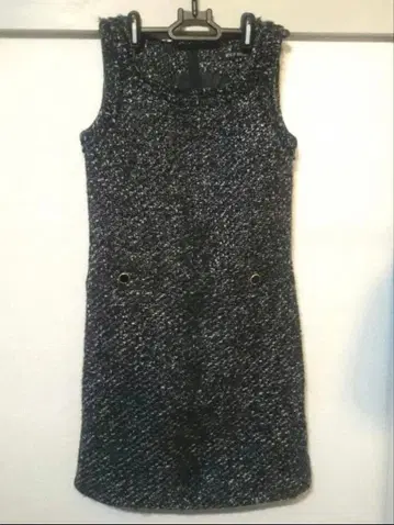 MISCH MASCH 원피스 그레이 트위드 미니 기장