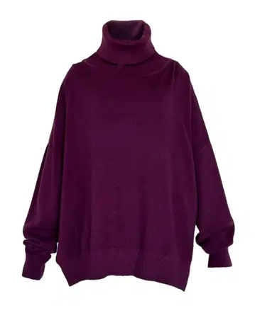 새상품급 [멜란쥬] 터틀넥 스웨터 니트 퍼플