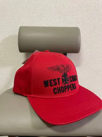 WEST COAST CHOPPERS 빨간색 야구 모자 미사용 새상품