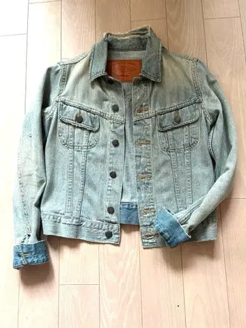 멋지다! 랄프 로렌 G 자켓 데님 데미지 가공.