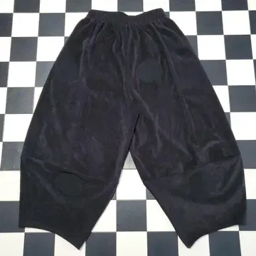 chou chou 코듀로이 팬츠 도트 블랙