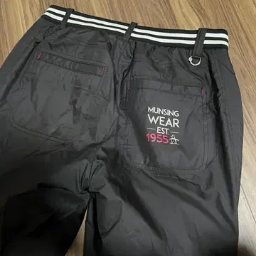 Munsingwear 여성 팬츠 블랙 골프웨어 충전솜 L 사이즈