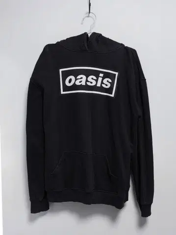 oasis 박스 로고 후드티 블랙 구제 의류