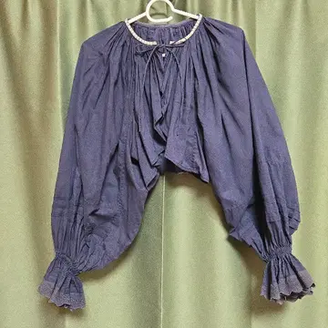 BEAMS BOY 숏 볼레로 블라우스