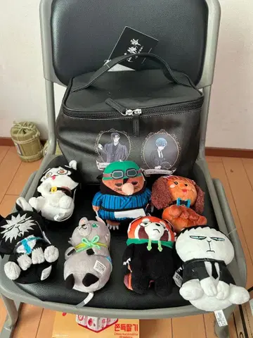 출입 금지 두더지  동물 봉제 인형