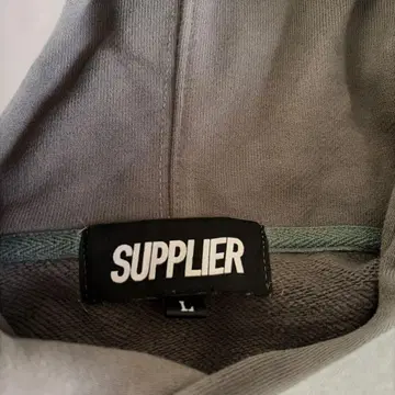 SUPPLIER 그레이 후드티 L 사이즈
