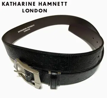 KATHARINE HAMNETT LONDON BLK 페이즐리 무늬 벨트