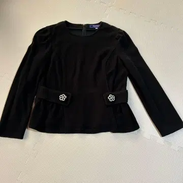 새상품급 M'S GRACY 블랙 긴팔 상의 40 새상품급, 벨벳 원단