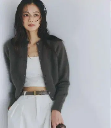 anuans 라쿤폭스 숏 가디건