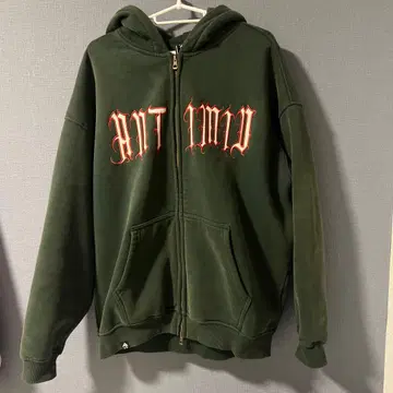 antimid 안티미드 더블 지퍼 후드티