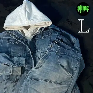 세탁 완료 [워크맨] 작업옷 3세트 데님 상하의 후드티 헤비웨이트