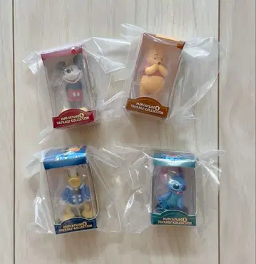 디즈니 캐릭터 미니어처 & 패키지 컬렉션 전 4종 컴프