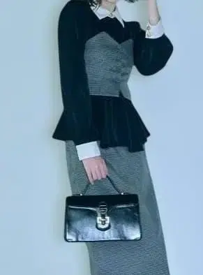 안 어나더 안젤라스 체크 뷔스티에