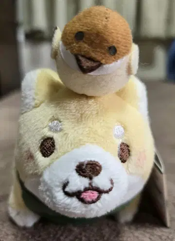 택 포함 미사용 새상품 시바견 모치시바 마스코트