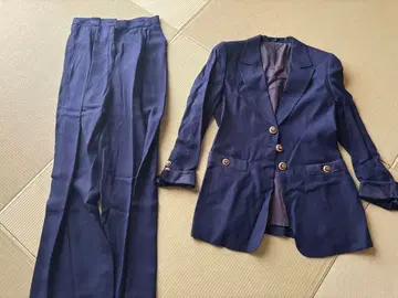 CERCHIO 수트 - 네이비 테일러드 자켓 & 팬츠