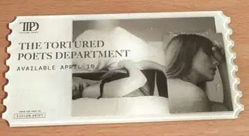 테일러 스위프트 TTPD 티켓풍 아크릴 플레이트