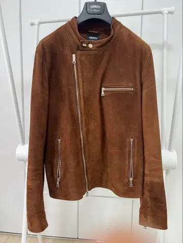 EMMETI 브라운 스웨이드 라이더 자켓