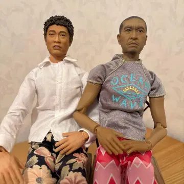 액션 피규어 2체 세트 다운타운 하마다 마츠모토