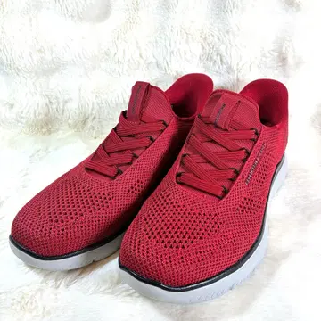 [스케쳐스] 새상품 슬립인즈 빨간색 26cm 서밋츠 깔끔함