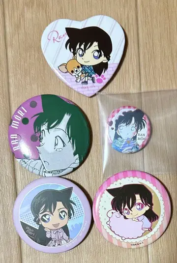 명탐정 코난 유미란(모리 란) 캔뱃지 묶음 판매