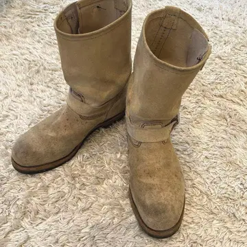 RED WING 엔지니어 부츠 8D 베이지