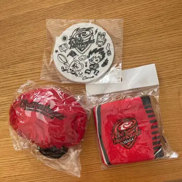 Red Hurricanes 에코백 리스트 밴드 코스터 세트