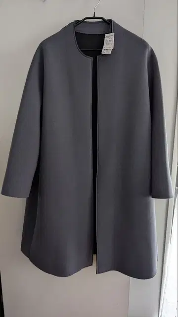 [ 새상품 ] 노카라 그레이 코트 사이즈 F