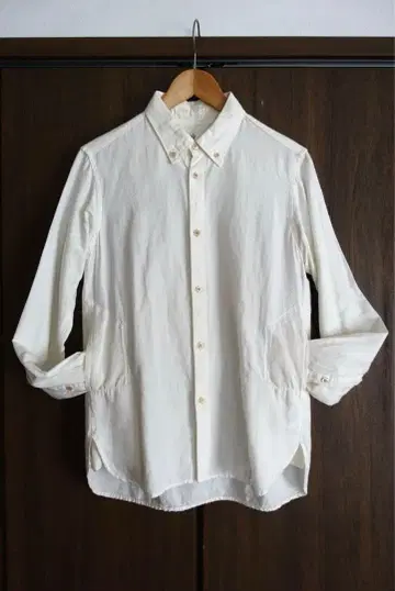 hihihi 버튼다운 셔츠 M White