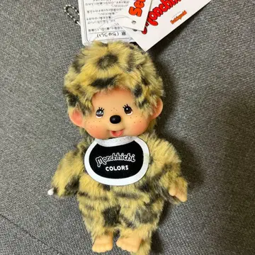 새상품 몬치치 COLORS 표범 무늬 마스코트 키체인