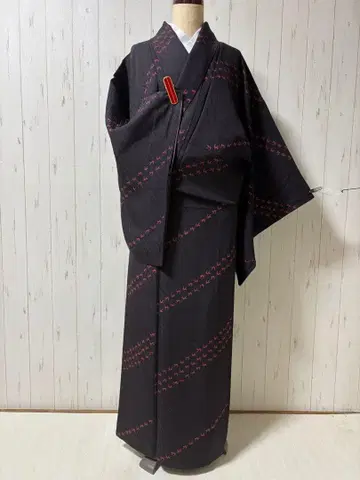 BANKAN 고양이 일색 단의 기모노 m4364