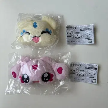 프리큐어 봉제 인형 클립 미플 메플 2세트