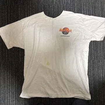 구제 의류 하드 록 T셔츠