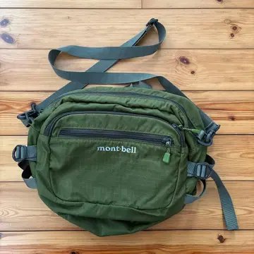 몽벨 럼버팩 숄더백 바디백 웨스트 파우치 카키