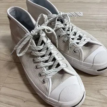 CONVERSE CONS 화이트 하이컷 스니커즈