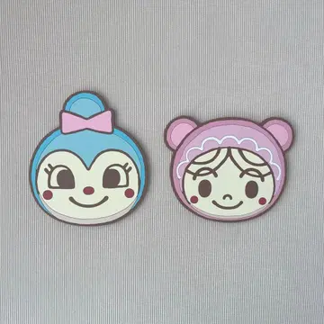 호빵맨 뮤지엄 한정판 아기맨 & 코킨짱 코스터